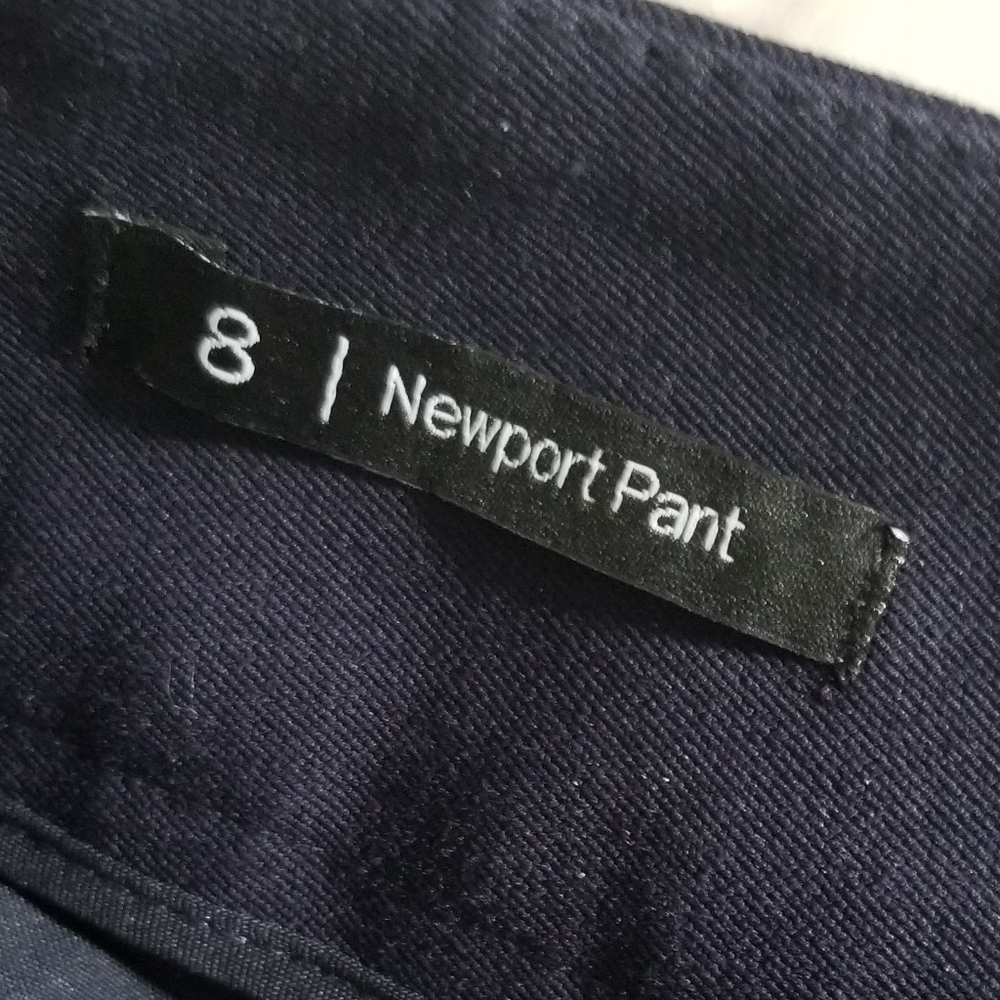 Talbots navy Newport straight leg pants - Picture 3 of 5